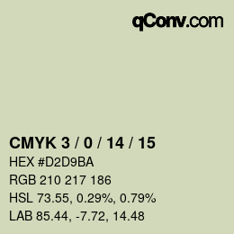 Color code: CMYK 3 / 0 / 14 / 15 | qconv.com