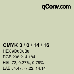 Color code: CMYK 3 / 0 / 14 / 16 | qconv.com