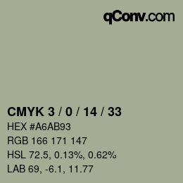 Color code: CMYK 3 / 0 / 14 / 33 | qconv.com