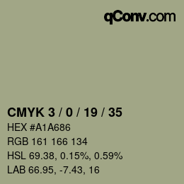 Color code: CMYK 3 / 0 / 19 / 35 | qconv.com