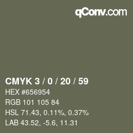 Color code: CMYK 3 / 0 / 20 / 59 | qconv.com