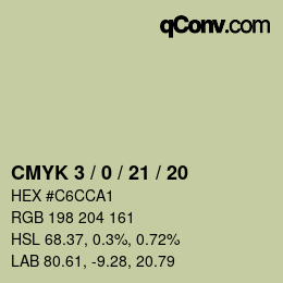 Color code: CMYK 3 / 0 / 21 / 20 | qconv.com