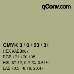Color code: CMYK 3 / 0 / 23 / 31 | qconv.com