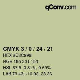 Color code: CMYK 3 / 0 / 24 / 21 | qconv.com