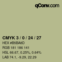 Color code: CMYK 3 / 0 / 24 / 27 | qconv.com