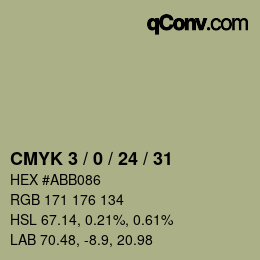 颜色代码: CMYK 3 / 0 / 24 / 31 | qconv.com
