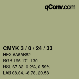 Color code: CMYK 3 / 0 / 24 / 33 | qconv.com