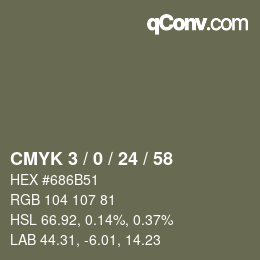 Color code: CMYK 3 / 0 / 24 / 58 | qconv.com