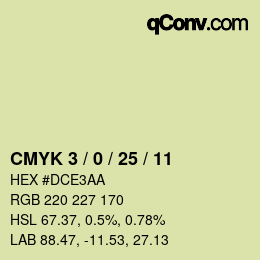 カラーコード: CMYK 3 / 0 / 25 / 11 | qconv.com