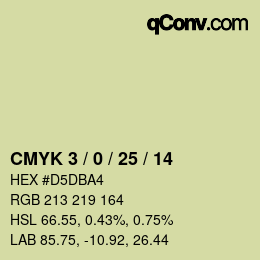 Color code: CMYK 3 / 0 / 25 / 14 | qconv.com