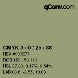 Color code: CMYK 3 / 0 / 25 / 38 | qconv.com