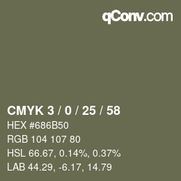 Color code: CMYK 3 / 0 / 25 / 58 | qconv.com