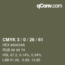 Color code: CMYK 3 / 0 / 26 / 61 | qconv.com