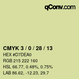 カラーコード: CMYK 3 / 0 / 28 / 13 | qconv.com