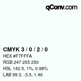 Color code: CMYK 3 / 0 / 2 / 0 | qconv.com