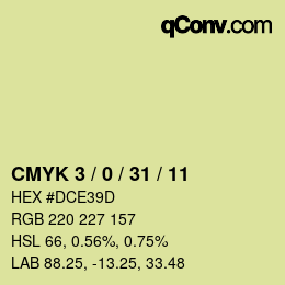 Color code: CMYK 3 / 0 / 31 / 11 | qconv.com
