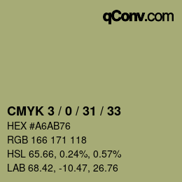 Color code: CMYK 3 / 0 / 31 / 33 | qconv.com