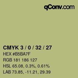 カラーコード: CMYK 3 / 0 / 32 / 27 | qconv.com