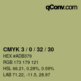 カラーコード: CMYK 3 / 0 / 32 / 30 | qconv.com