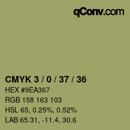 Farbcode: CMYK 3 / 0 / 37 / 36 | qconv.com