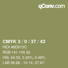 Color code: CMYK 3 / 0 / 37 / 43 | qconv.com