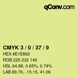 Color code: CMYK 3 / 0 / 37 / 9 | qconv.com