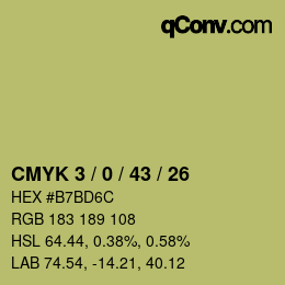 Color code: CMYK 3 / 0 / 43 / 26 | qconv.com