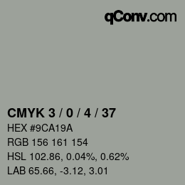 Color code: CMYK 3 / 0 / 4 / 37 | qconv.com