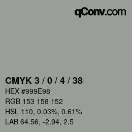 Color code: CMYK 3 / 0 / 4 / 38 | qconv.com