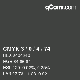 Color code: CMYK 3 / 0 / 4 / 74 | qconv.com