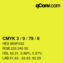 Color code: CMYK 3 / 0 / 79 / 6 | qconv.com