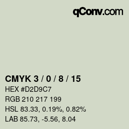Color code: CMYK 3 / 0 / 8 / 15 | qconv.com