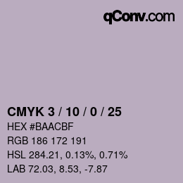 Color code: CMYK 3 / 10 / 0 / 25 | qconv.com