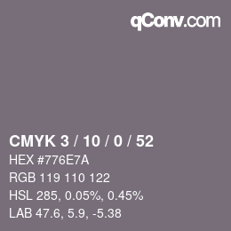 Color code: CMYK 3 / 10 / 0 / 52 | qconv.com