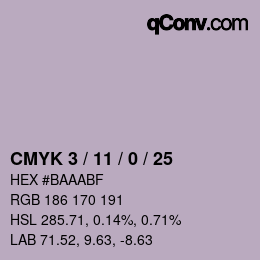Color code: CMYK 3 / 11 / 0 / 25 | qconv.com
