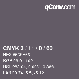 Color code: CMYK 3 / 11 / 0 / 60 | qconv.com