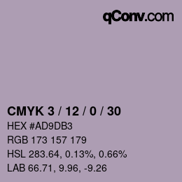Color code: CMYK 3 / 12 / 0 / 30 | qconv.com