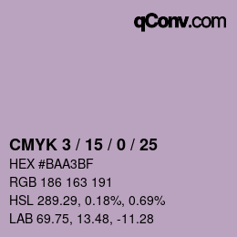 Color code: CMYK 3 / 15 / 0 / 25 | qconv.com