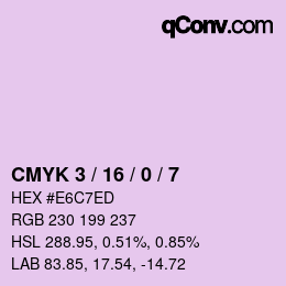 Color code: CMYK 3 / 16 / 0 / 7 | qconv.com