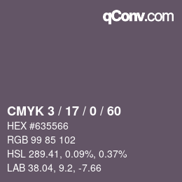 Color code: CMYK 3 / 17 / 0 / 60 | qconv.com