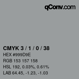 Color code: CMYK 3 / 1 / 0 / 38 | qconv.com