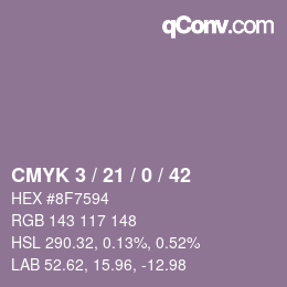 Código de color: CMYK 3 / 21 / 0 / 42 | qconv.com