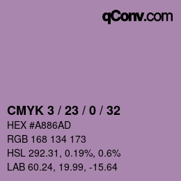 Color code: CMYK 3 / 23 / 0 / 32 | qconv.com