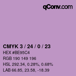 カラーコード: CMYK 3 / 24 / 0 / 23 | qconv.com