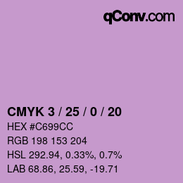 Color code: CMYK 3 / 25 / 0 / 20 | qconv.com