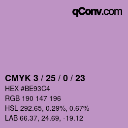 Color code: CMYK 3 / 25 / 0 / 23 | qconv.com