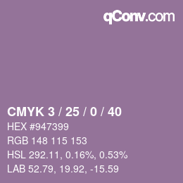 Color code: CMYK 3 / 25 / 0 / 40 | qconv.com