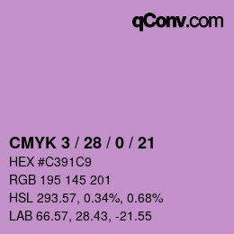 カラーコード: CMYK 3 / 28 / 0 / 21 | qconv.com