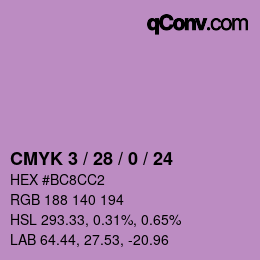 颜色代码: CMYK 3 / 28 / 0 / 24 | qconv.com