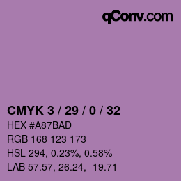 カラーコード: CMYK 3 / 29 / 0 / 32 | qconv.com